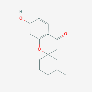 7-hydroxy-3'-methylspiro[chromene-2,1'-cyclohexan]-4(3H)-one