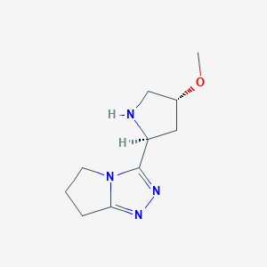 3-((2S,4R)-4-Methoxypyrrolidin-2-yl)-6,7-dihydro-5H-pyrrolo[2,1-c][1,2,4]triazole