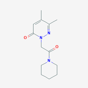 5,6-Dimethyl-2-[2-oxo-2-(piperidin-1-yl)ethyl]-2,3-dihydropyridazin-3-one