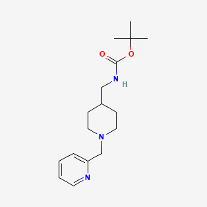 molecular formula C17H27N3O2 B2631348 tert-Butyl [1-(pyridin-2-ylmethyl)piperidin-4-yl]methylcarbamate CAS No. 1286264-59-2