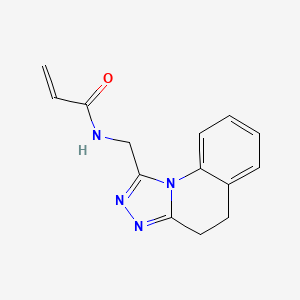 N-(4,5-Dihydro-[1,2,4]triazolo[4,3-a]quinolin-1-ylmethyl)prop-2-enamide