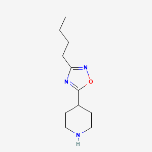 3-Butyl-5-(piperidin-4-yl)-1,2,4-oxadiazole