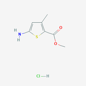 B2631365 Methyl 5-amino-3-methylthiophene-2-carboxylate hydrochloride CAS No. 547762-42-5