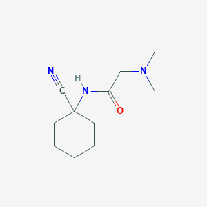 molecular formula C11H19N3O B2631393 N-(1-Cyanocyclohexyl)-2-(dimethylamino)acetamide CAS No. 1872132-51-8
