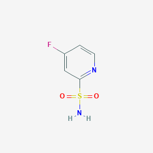 molecular formula C5H5FN2O2S B2631418 4-Fluoropyridine-2-sulfonamide CAS No. 2174007-66-8
