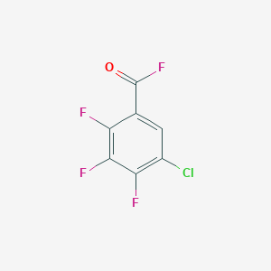 molecular formula C7HClF4O B026317 5-Chloro-2,3,4-trifluorobenzoyl fluoride CAS No. 101513-69-3