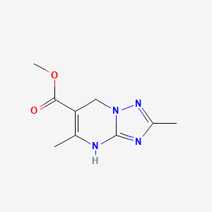 molecular formula C9H12N4O2 B2631745 Methyl 2,5-dimethyl-4,7-dihydro[1,2,4]triazolo[1,5-a]pyrimidine-6-carboxylate CAS No. 2270905-55-8