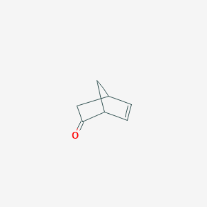molecular formula C7H8O B026319 Bicyclo[2.2.1]hept-5-en-2-one CAS No. 694-98-4