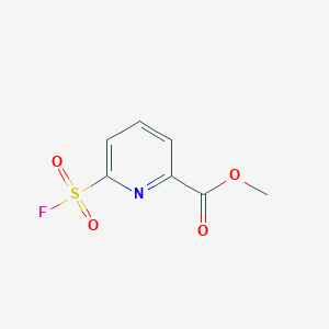 molecular formula C7H6FNO4S B2631905 methyl 6-(fluorosulfonyl)pyridine-2-carboxylate CAS No. 2137627-27-9