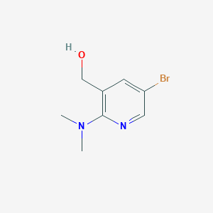(5-Bromo-2-(dimethylamino)pyridin-3-yl)methanol