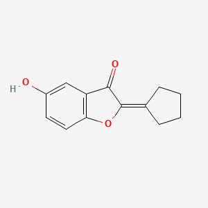 2-cyclopentylidene-5-hydroxybenzofuran-3(2H)-one