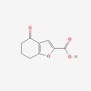 molecular formula C9H8O4 B2632006 4-Oxo-4,5,6,7-tetrahydrobenzofuran-2-carboxylic acid CAS No. 108249-48-5