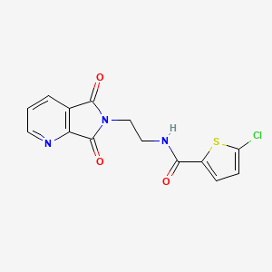 5-chloro-N-(2-(5,7-dioxo-5H-pyrrolo[3,4-b]pyridin-6(7H)-yl)ethyl)thiophene-2-carboxamide