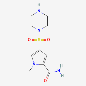 1-methyl-4-(piperazine-1-sulfonyl)-1H-pyrrole-2-carboxamide
