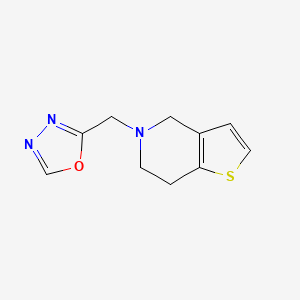 2-((6,7-dihydrothieno[3,2-c]pyridin-5(4H)-yl)methyl)-1,3,4-oxadiazole