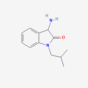 3-amino-1-(2-methylpropyl)-1,3-dihydro-2H-indol-2-one
