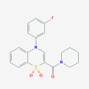 1-(2-{[(isobutylamino)carbonyl]amino}ethyl)-N-isopropyl-1H-1,2,3-benzotriazole-5-carboxamide
