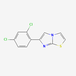 molecular formula C11H6Cl2N2S B2632164 6-(2,4-Dichlorophenyl)imidazo[2,1-b]thiazole CAS No. 120123-67-3
