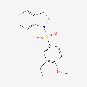 [(3-Ethyl-4-methoxyphenyl)sulfonyl]indoline