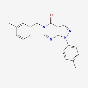 5-(3-methylbenzyl)-1-(p-tolyl)-1H-pyrazolo[3,4-d]pyrimidin-4(5H)-one