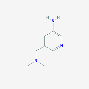 molecular formula C8H13N3 B2632183 5-[(dimethylamino)methyl]pyridin-3-amine CAS No. 1403249-01-3