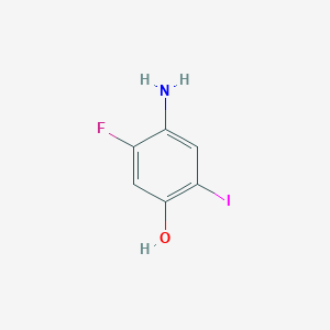 4-Amino-5-fluoro-2-iodophenol