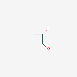 molecular formula C4H5FO B2632248 2-Fluorocyclobutan-1-one CAS No. 850808-37-6