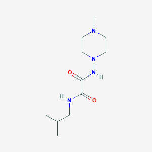 molecular formula C11H22N4O2 B2632333 N1-isobutyl-N2-(4-methylpiperazin-1-yl)oxalamide CAS No. 1209726-29-3