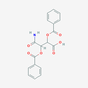 4-Amino-2,3-bis(benzoyloxy)-4-oxobutanoic acid
