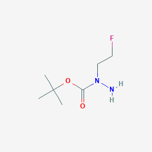 molecular formula C7H15FN2O2 B2632499 N-(2-fluoroethyl)(tert-butoxy)carbohydrazide CAS No. 2225154-23-2