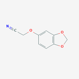 molecular formula C9H7NO3 B263251 (1,3-benzodioxol-5-yloxy)acetonitrile CAS No. 72955-89-6