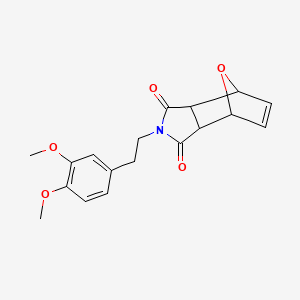 2-(3,4-dimethoxyphenethyl)-3a,4,7,7a-tetrahydro-1H-4,7-epoxyisoindole-1,3(2H)-dione