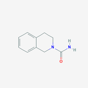 molecular formula C10H12N2O B2632702 1,2,3,4-Tetrahydroisoquinoline-2-carboxamide CAS No. 70746-04-2