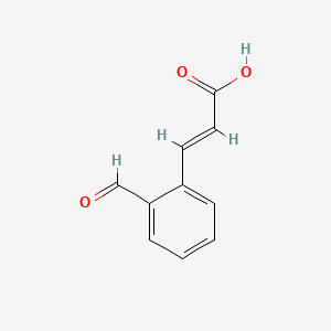 molecular formula C10H8O3 B2632728 2-Formylcinnamic acid CAS No. 130036-17-8; 28873-89-4