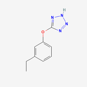 molecular formula C9H10N4O B2632790 5-(3-ethylphenoxy)-2H-tetrazole CAS No. 150436-25-2
