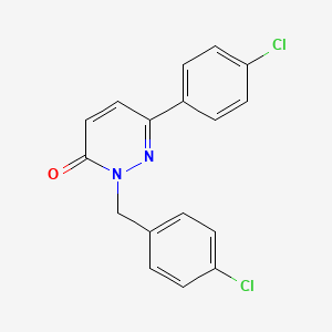 2-(4-chlorobenzyl)-6-(4-chlorophenyl)pyridazin-3(2H)-one