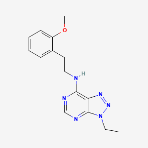 3-ethyl-N-[2-(2-methoxyphenyl)ethyl]triazolo[4,5-d]pyrimidin-7-amine