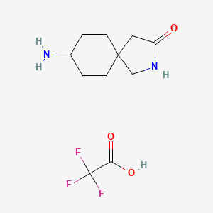 8-Amino-2-azaspiro[4.5]decan-3-one;2,2,2-trifluoroacetic acid