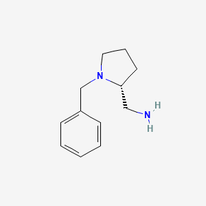 molecular formula C12H18N2 B2632819 [(2R)-1-benzylpyrrolidin-2-yl]methanamine CAS No. 101540-53-8