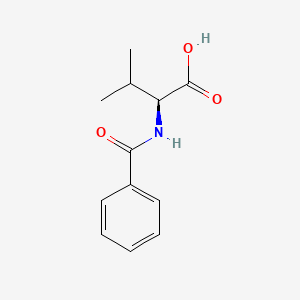 molecular formula C12H15NO3 B2632884 (S)-2-Benzamido-3-methylbutanoic acid CAS No. 2901-80-6; 5699-79-6