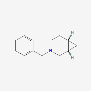 molecular formula C13H17N B2633121 rac-(1R,6R)-3-benzyl-3-azabicyclo[4.1.0]heptane CAS No. 1262410-12-7