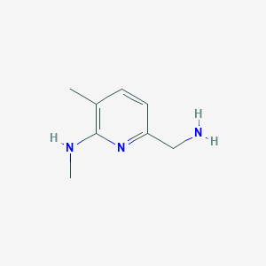 molecular formula C8H13N3 B2633271 (6-Aminomethyl-3-methyl-pyridin-2-yl)-methyl-amine CAS No. 448920-96-5
