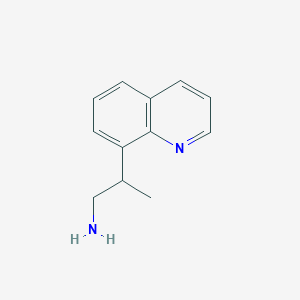 2-(Quinolin-8-yl)propan-1-amine