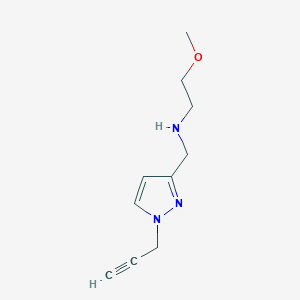 (2-Methoxyethyl)({[1-(prop-2-yn-1-yl)-1H-pyrazol-3-yl]methyl})amine