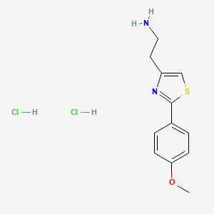 2-(2-(4-Methoxyphenyl)thiazol-4-yl)ethanamine dihydrochloride