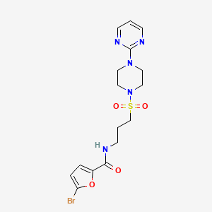 5-bromo-N-(3-((4-(pyrimidin-2-yl)piperazin-1-yl)sulfonyl)propyl)furan-2-carboxamide