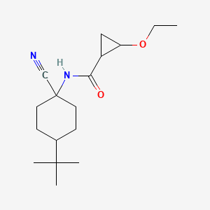 N-(4-tert-butyl-1-cyanocyclohexyl)-2-ethoxycyclopropane-1-carboxamide