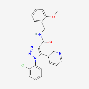 1-(2-chlorophenyl)-N-(2-methoxybenzyl)-5-(pyridin-3-yl)-1H-1,2,3-triazole-4-carboxamide