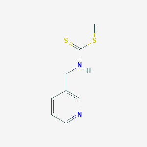 molecular formula C8H10N2S2 B2633385 methyl N-(3-pyridinylmethyl)carbamodithioate CAS No. 329695-20-7