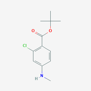 molecular formula C12H16ClNO2 B2633394 Tert-butyl 2-chloro-4-(methylamino)benzoate CAS No. 2248392-36-9